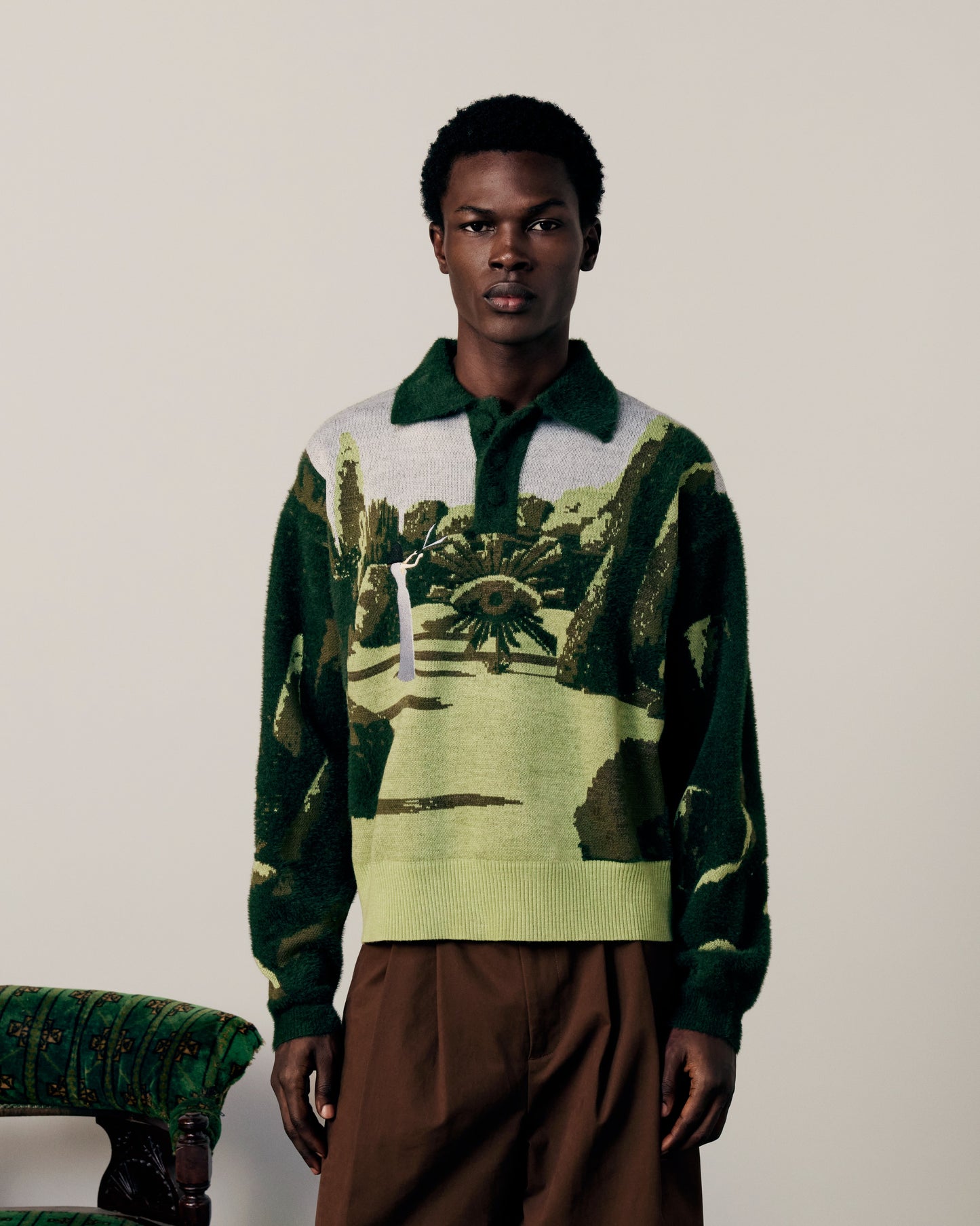 KNITTED GARDEN SWEATER