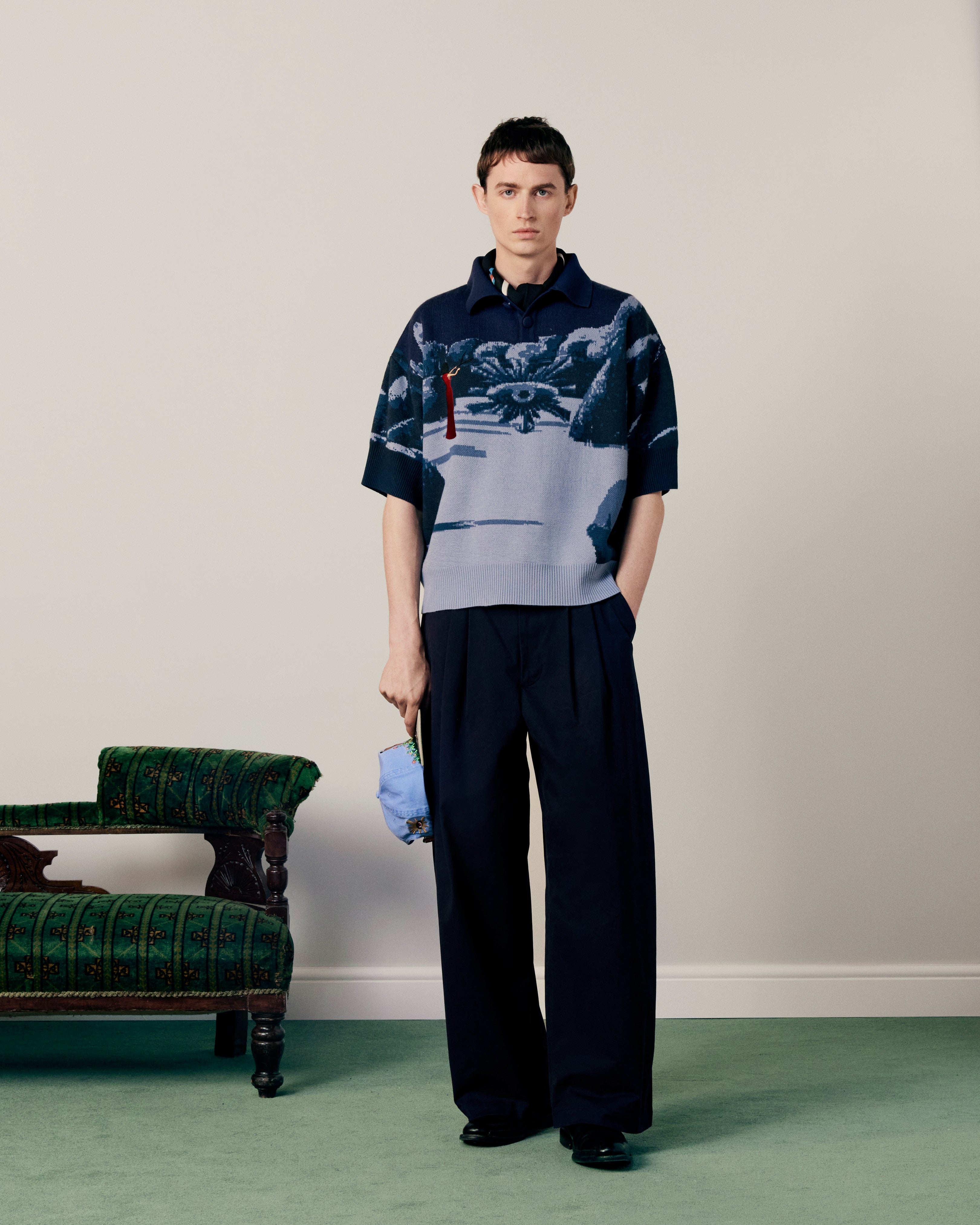 KNITTED NIGHT GARDEN POLO – HOUSE OF ERRORS