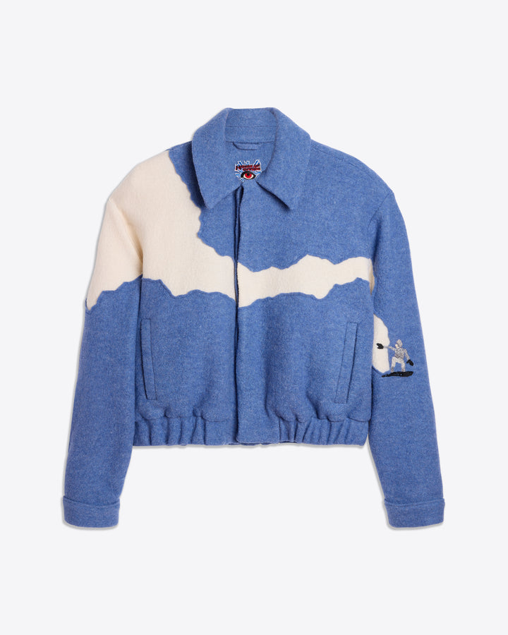 WOOL 'PLANCHE A NEIGE' BOMBER (TEST)