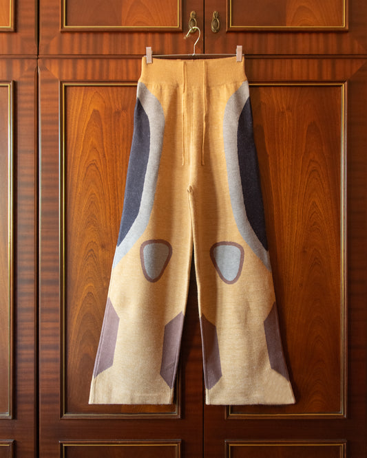 KNITTED MOTO PANTS