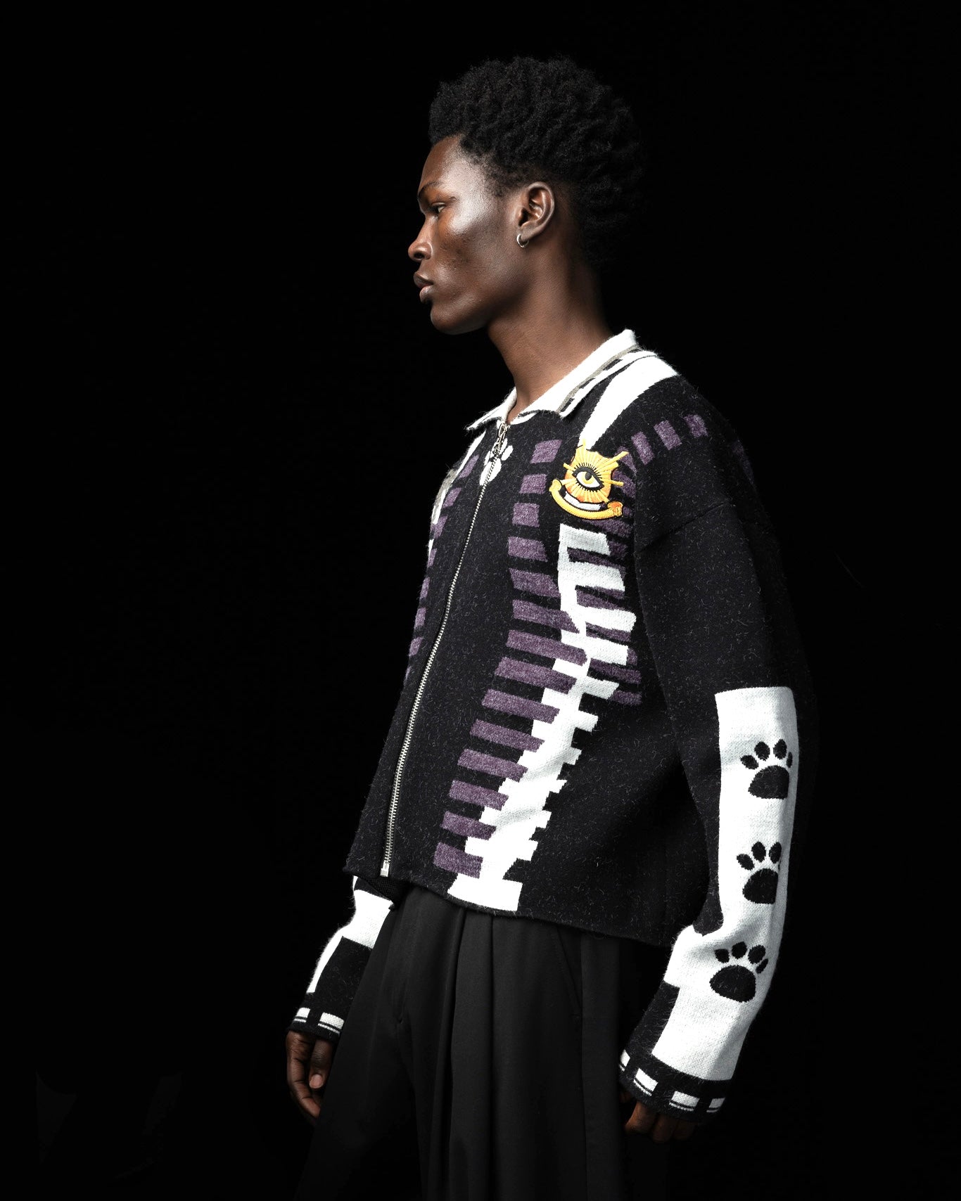 REDONDO KNITTED FOOTBALL JACKET