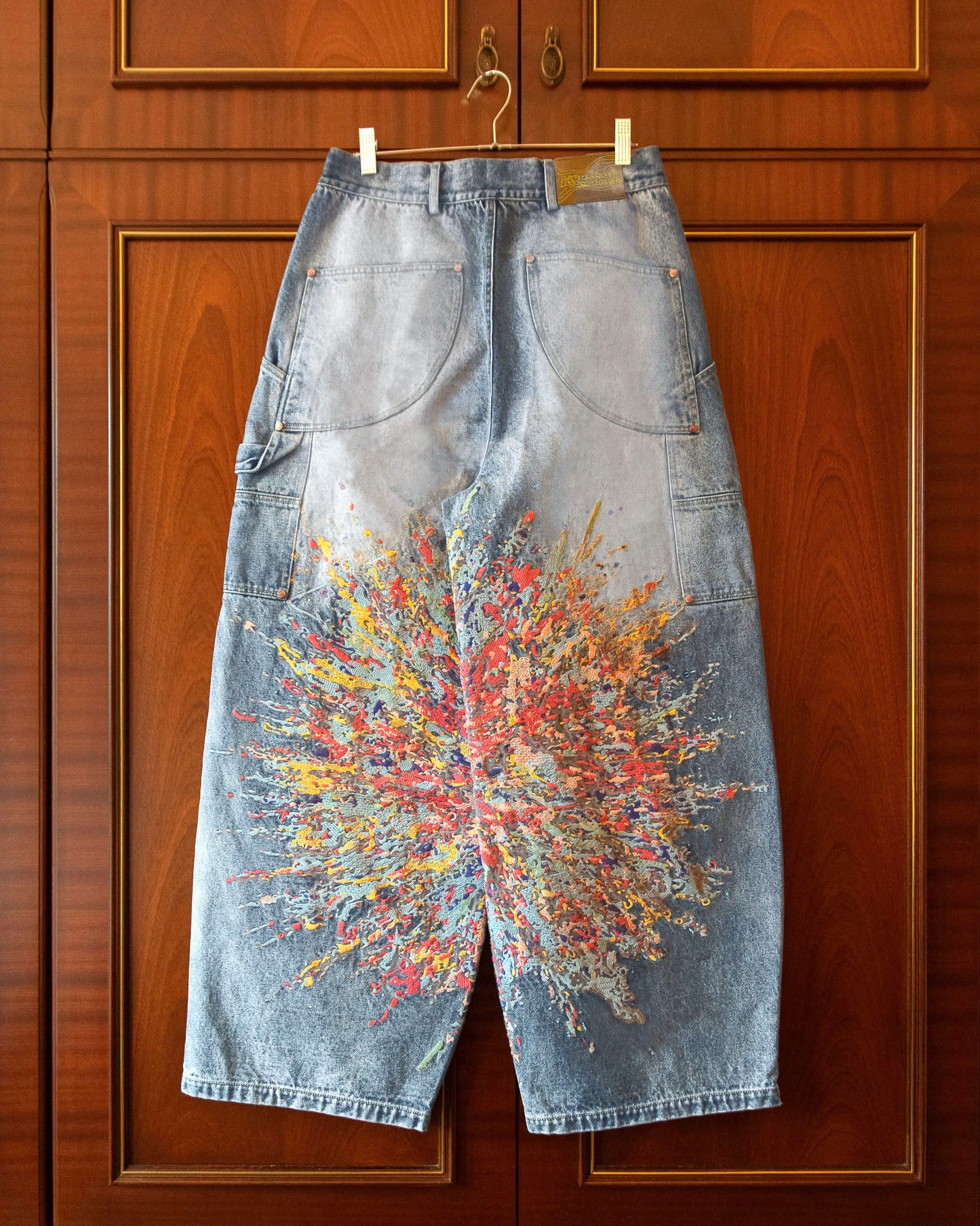 EMBROIDERED CARPENTER JEANS