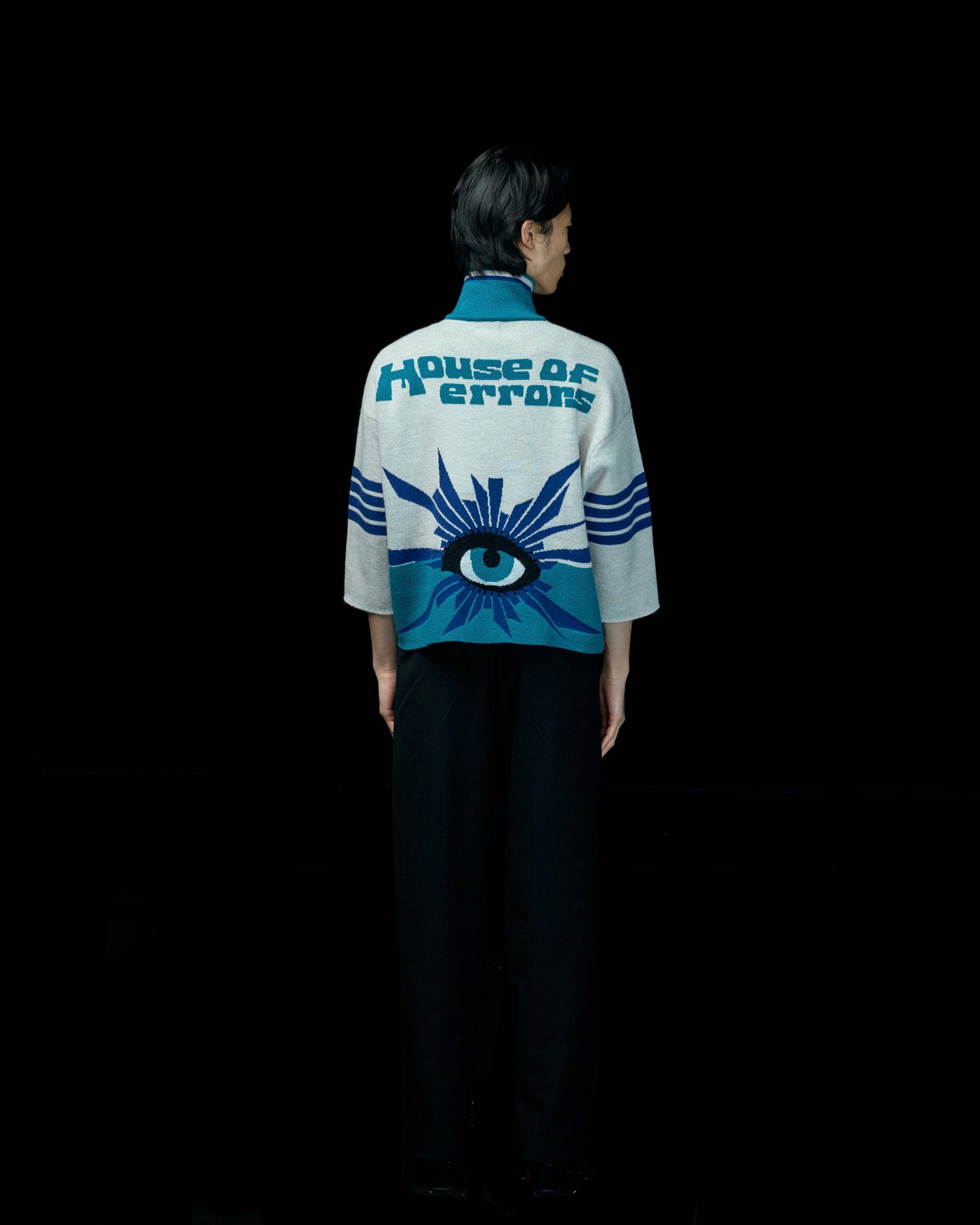 LE AQUILOTTI KNITTED FOOTBALL JACKET