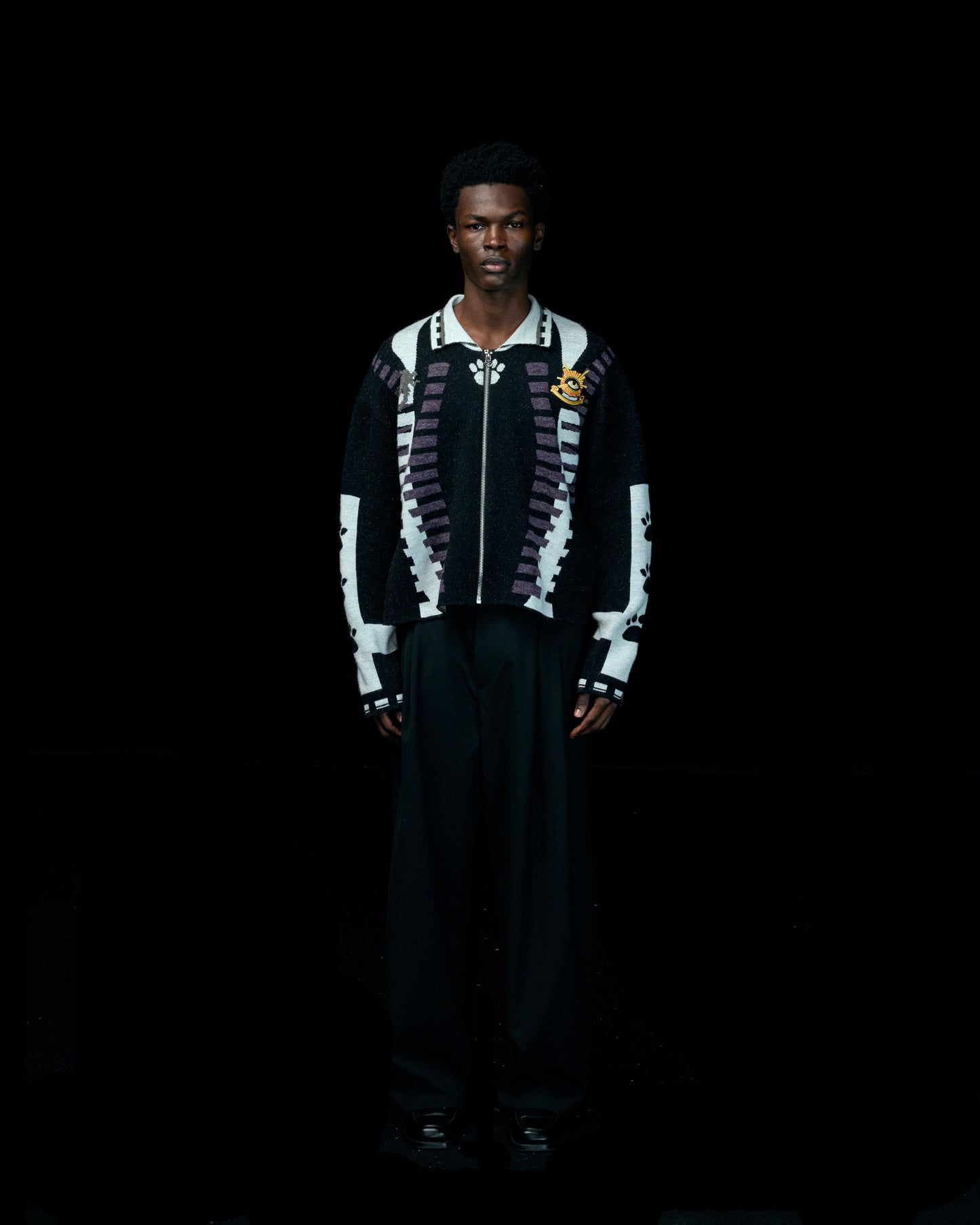 REDONDO KNITTED FOOTBALL JACKET