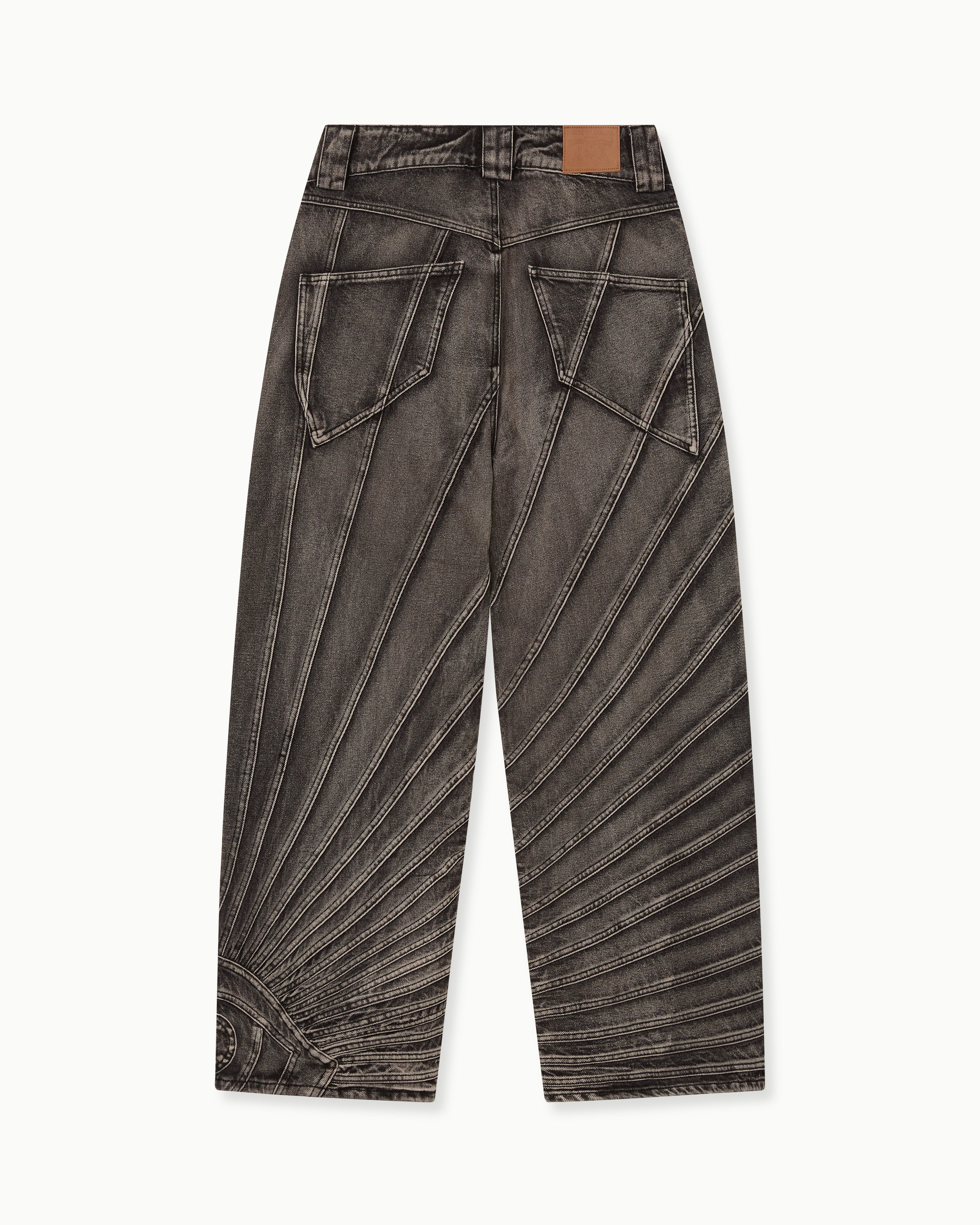 ALL-SEEING JEANS IN WASHED BLACK